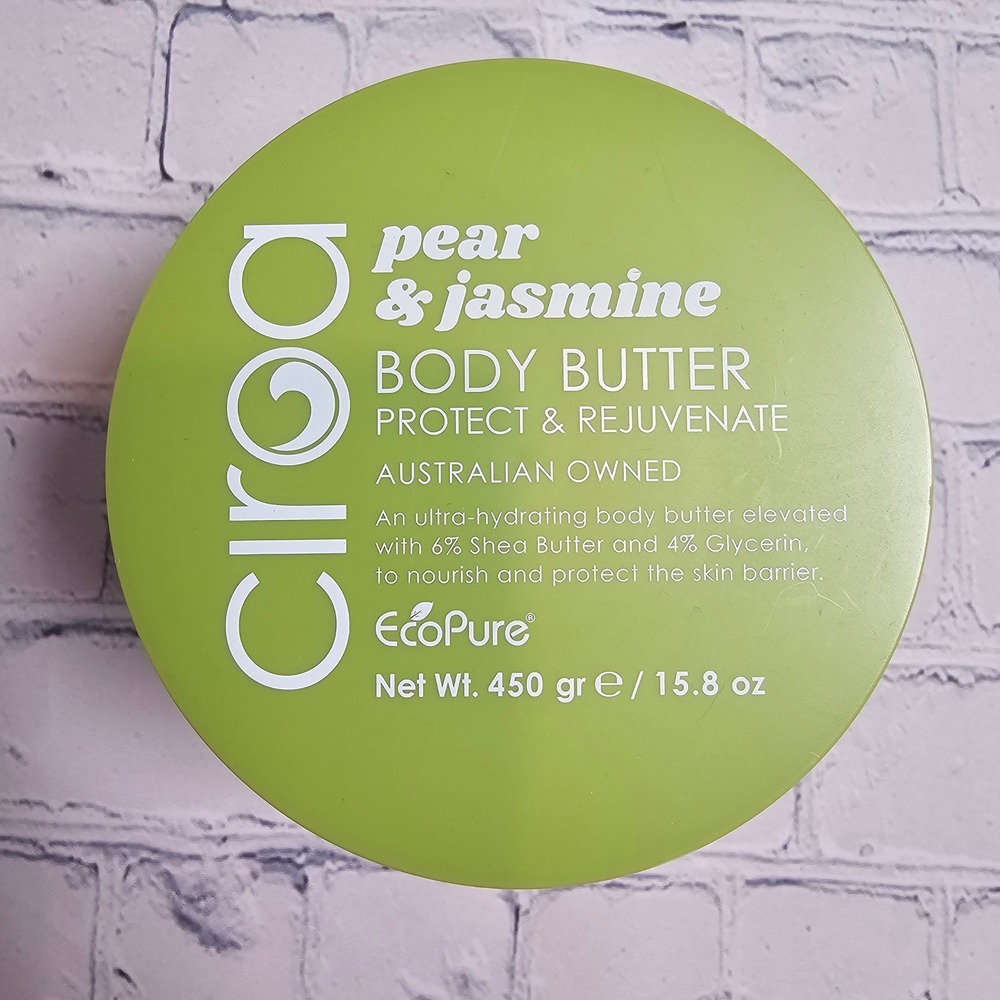 Ciroa Pear & Jasmine Body Butter Protect & Rejuvenate 15.8 oz 450g Shea Butter